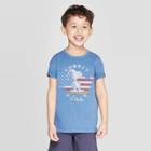 Petitejunk Food Toddler Boys' Snoopy Short Sleeve T-shirt - Dark Blue