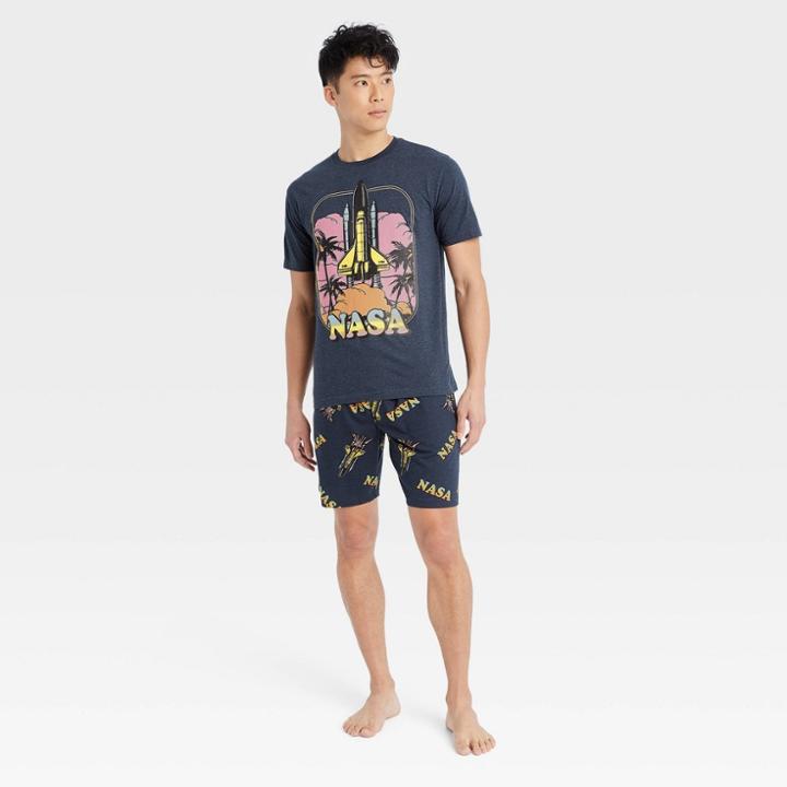 Men's Nasa Short Sleeve + Short Pajama