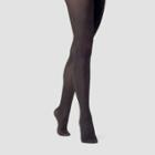 Women's Gold Shimmer Tights - A New Day Black M/l, Size: