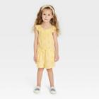 Toddler Girls' Sun Ruffle Sleeve Romper - Cat & Jack Yellow