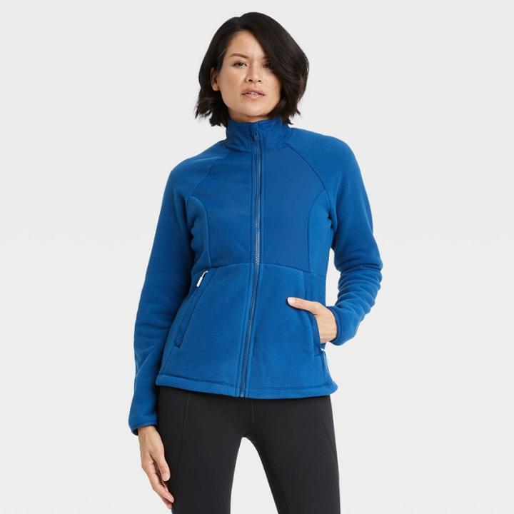 Women's Polartec Fleece Jacket - All In Motion Navy