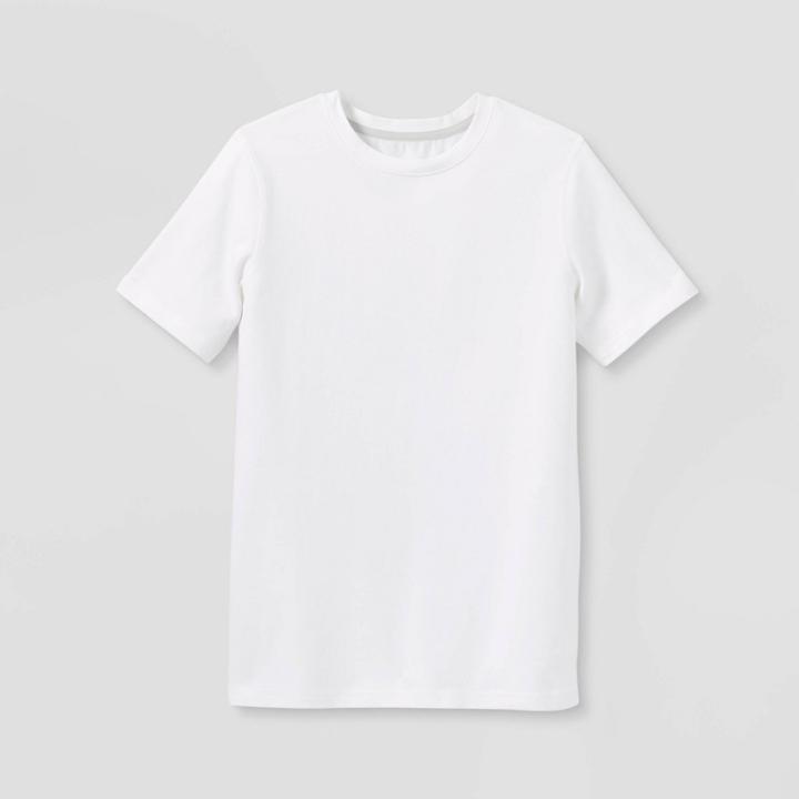 Boys' Short Sleeve T-shirt - All In Motion White