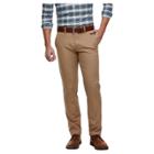 Haggar H26 - Men's Big & Tall Slim Fit Stretch Chino Pants British Khaki 38x36, Britsh Khaki