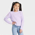 Girls' Pullover Sweater - Cat & Jack Lilac