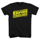 Men's Star Wars The Empire Strikes Back Logo T-shirt - Black