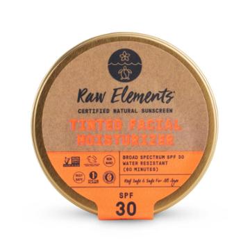 Raw Elements Tinted Mineral Facial Moisturizer Tin -