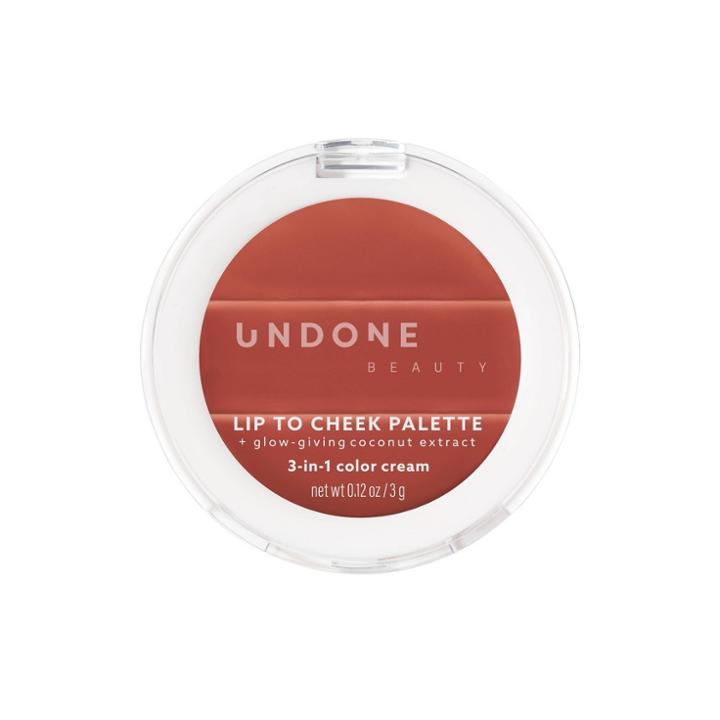 Undone Beauty Lip To Cheek 3-in-1 Cream Tint Lip Makeup - Rosewood