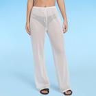 Shade & Shore Women's Crochet Lurex Cover Up Pants - Shade &