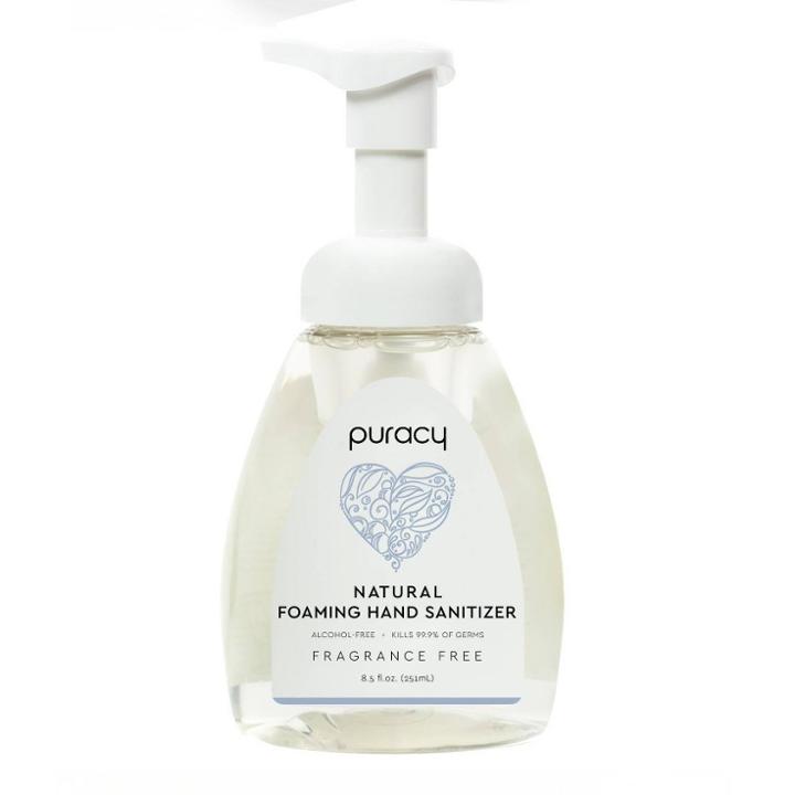 Puracy Foaming Hand Sanitizer Fragance Free