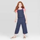 Girls' Stripe Jumpsuit - Cat & Jack Navy