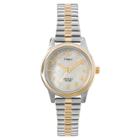 Women's Timex Expansion Band Watch - Two Tone/mother Of Pearl T2m828jt,