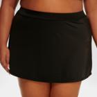 Plus Size Women's Plus Slimming Control Skirt - Dreamsuit By Miracle Brands Black