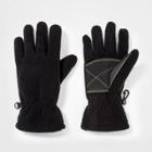 Boys' Onyx Fleece Gloves - All In Motion Black 4-7, Black/black