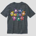 Boys' Oddbods Short Sleeve T-shirt - Charcoal Heather
