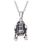 Women's Star Wars R2-d2 925 Sterling Silver Pendant With Chain