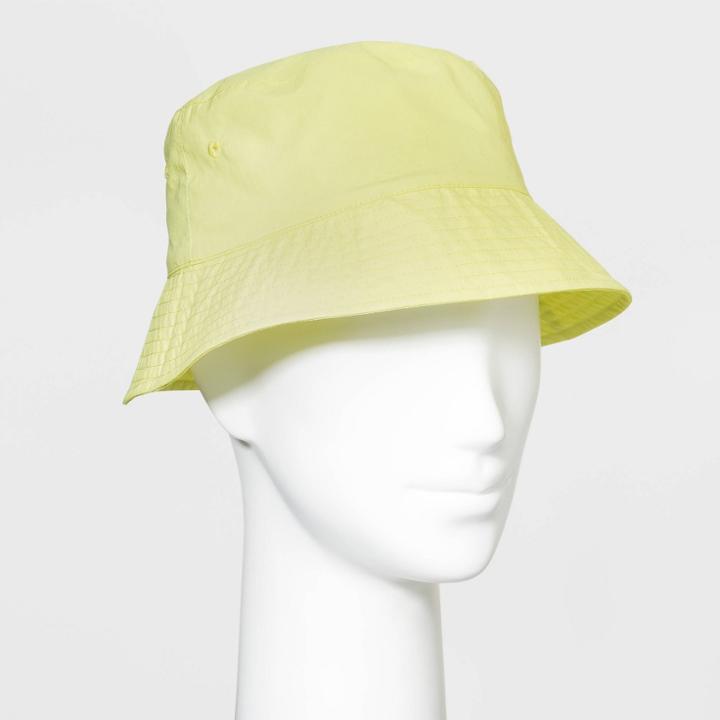 Women's Nylon Bucket Hat - Wild Fable Bright Green