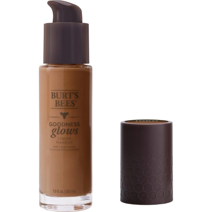 Burt's Bees Goodness Glows Liquid Foundation - Chestnut (brown)
