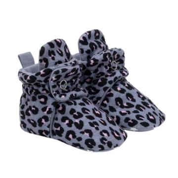 Baby Ro+me By Robeez Bootie Slippers - Gray