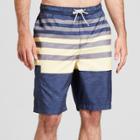 Men's Striped 9 Board Shorts - Goodfellow & Co Yellow