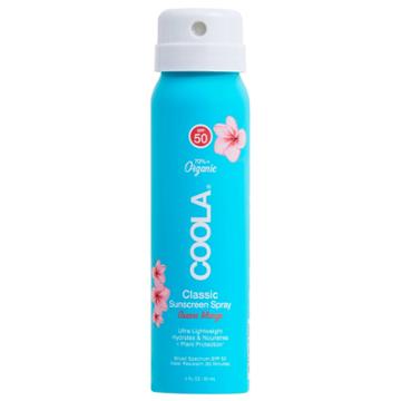 Coola Classic Body Organic Travel Size Sunscreen Spray - Guava Mango - Spf