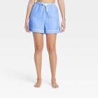 Women's Striped Simply Cool Pajama Shorts - Stars Above Blue