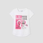 Mga Entertainment Girls' L.o.l. Surprise! Short Sleeve T-shirt - Off-white
