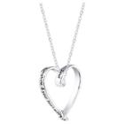 Target Women's Sterling Silver Friends Fill Your Life Heart Necklace -