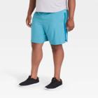 Men's Big &tall 9 Lined Run Shorts - All In Motion Teal