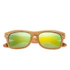 Earth Wood Maya Polarized Sunglasses - Bamboo/yellow,