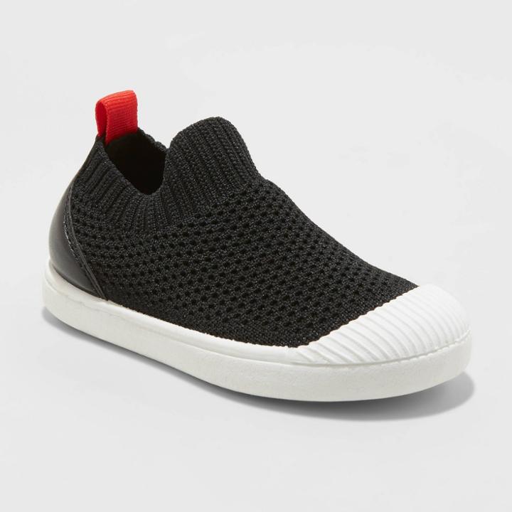 Toddler's Micah Slip-on Sneakers - Cat & Jack Black