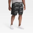 Men's Big & Tall Basketball Shorts - All In Motion Black/white