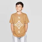 Boys' Short Sleeve Graphic T-shirt - Art Class Brown