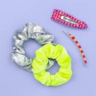 More Than Magic Girls' 4pk Glow In The Dark Hair Clip And Twister - More Than