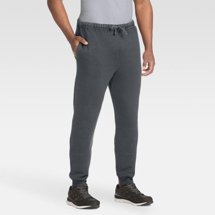 Hanes 1901 Fleece Jogger Pants - Dark Gray Wash