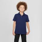 Petiteboys' Short Sleeve Stain Release Uniform Polo Shirt - Cat & Jack Navy Xl, Boy's, Blue