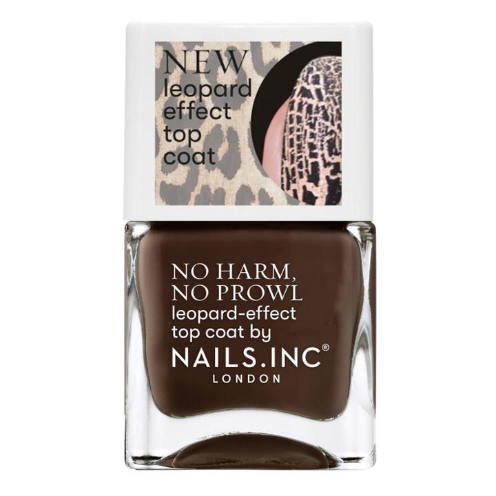 Nails Inc. Leopard Effect Top Coat - Pawfect Attitude