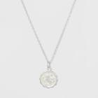 Target Sterling Silver Unicorn Medallion Necklace -