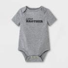 Baby Boys' Brother Short Sleeve Bodysuit - Cat & Jack Gray