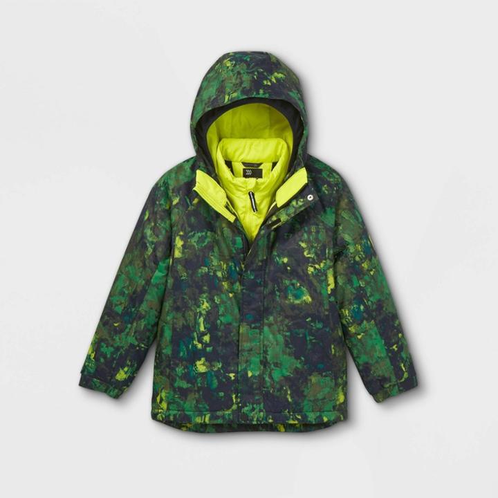 Boys' 3-in-1 Jacket - All In Motion Green
