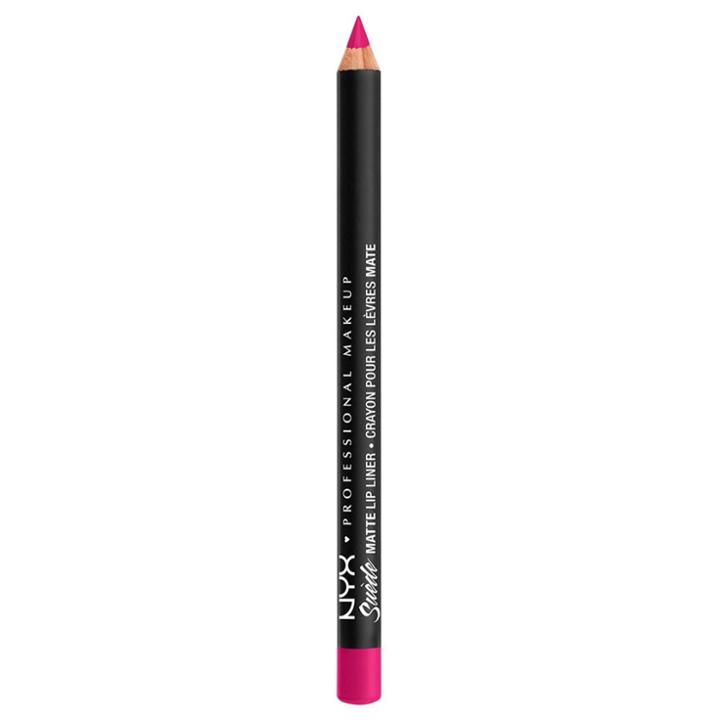 Nyx Professional Makeup Suede Matte Velvet Smooth Lip Liner - Vegan Formula - Clinger