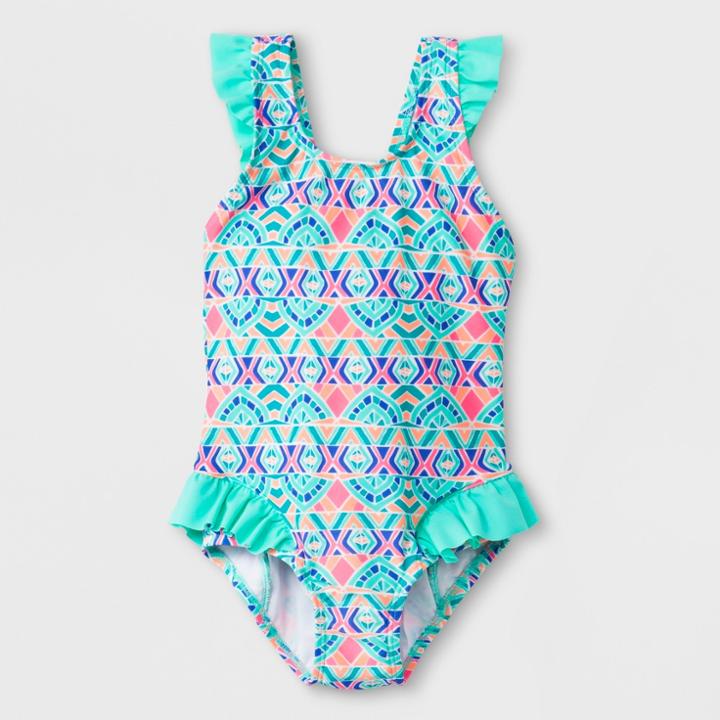 Malibu Dream Girl Girls' Bohemian Twin One Piece Swim Suit - 6,