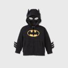 Warner Bros. Toddler Boys' Batman Cosplay Fleece Pullover - Black