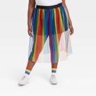 Ev Lgbt Pride Pride Gender Inclusive Adult Extended Size Rainbow Tutu