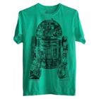 Men's Star Wars R2-d2 T-shirt - Bright Green