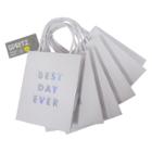 Spritz Holographic Gift Bags White -