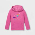 Girls' Printed Pullover Hoodie - Cat & Jack Purple