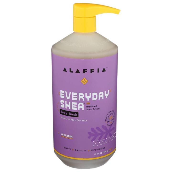 Alaffia Unrefined Shea Butter Body Wash Lavender
