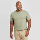 Men's Big & Tall Standard Fit Crew Neck T-shirt - Goodfellow & Co Light Green