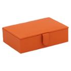 Wolf 3 Compartment Travel Jewelry Case With Mirror - Orange, Adult Unisex
