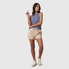 United By Blue Women's 3 Organic Pull-on Shorts - Beige